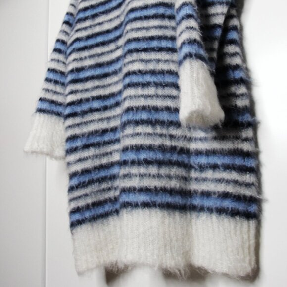 BNWT SS22 MARNI GROOVY STRIPED MOHAIR CARDIGAN 42 - Picture 7 of 11